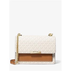 MICHAEL Michael Kors Jade Large Logo And Leather Crossbody Bag