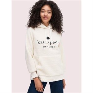 Kate Spade Logo Sherpa Hoodie