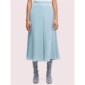 Kate Spade Silk Charmeuse Midi Skirt