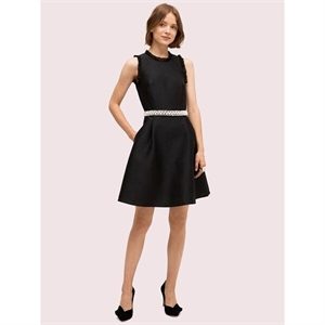Kate Spade Pearl Crystal Mikado Dress