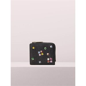 Kate Spade Margaux Enamel Spade Small Bifold Wallet