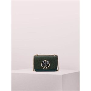 Kate Spade Nicola Glitter Twistlock Small Convertible Chain Shoulder Bag