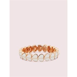 Kate Spade Heritage Spade Enamel Heart Stretch Bracelet