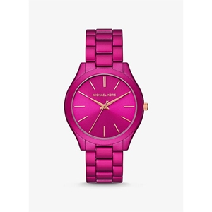 Michael Kors Slim Runway Pink Coated Watch