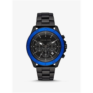 Michael Kors Oversized Cortlandt Sport Black-Tone Watch