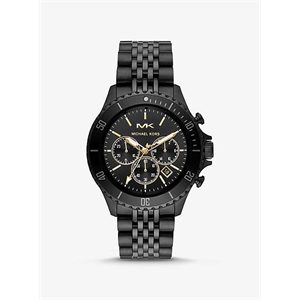 Michael Kors Oversized Bayville Black-Tone Watch
