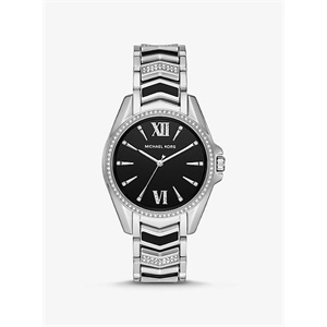 Michael Kors Whitney Silver-Tone And Enamel Watch