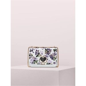 Kate Spade Nicola Floral Twistlock Medium Convertible Chain Shoulder Bag