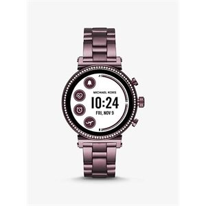 Michael Kors Access Sofie Heart Rate Pave Lavender-Tone Smartwatch