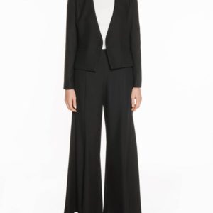 Veronika Maine Ladies Crepe Wide Leg Pant Intense Black