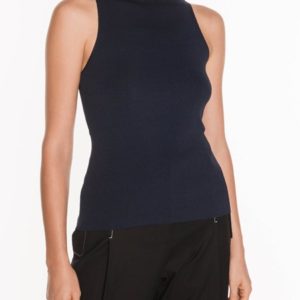Veronika Maine Ladies Cutaway Tank Ink