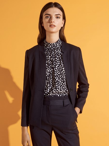 Veronika Maine Ladies Dalmation Spot Top Ink