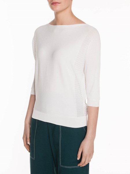 Veronika Maine Ladies Magyar Sleeve Knit Ivory