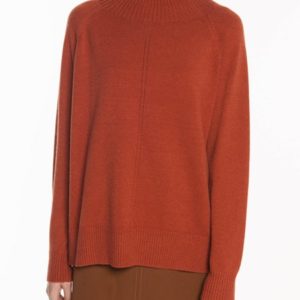 Veronika Maine Ladies Pointelle Detail Knit Copper