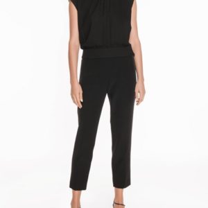 Veronika Maine Ladies Stretch Twill Slim Pant Black