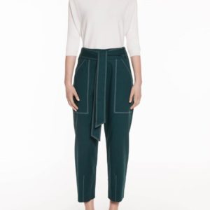 Veronika Maine Ladies Stretch Twill Utility Pant Teal