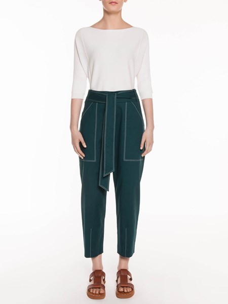 Veronika Maine Ladies Stretch Twill Utility Pant Teal