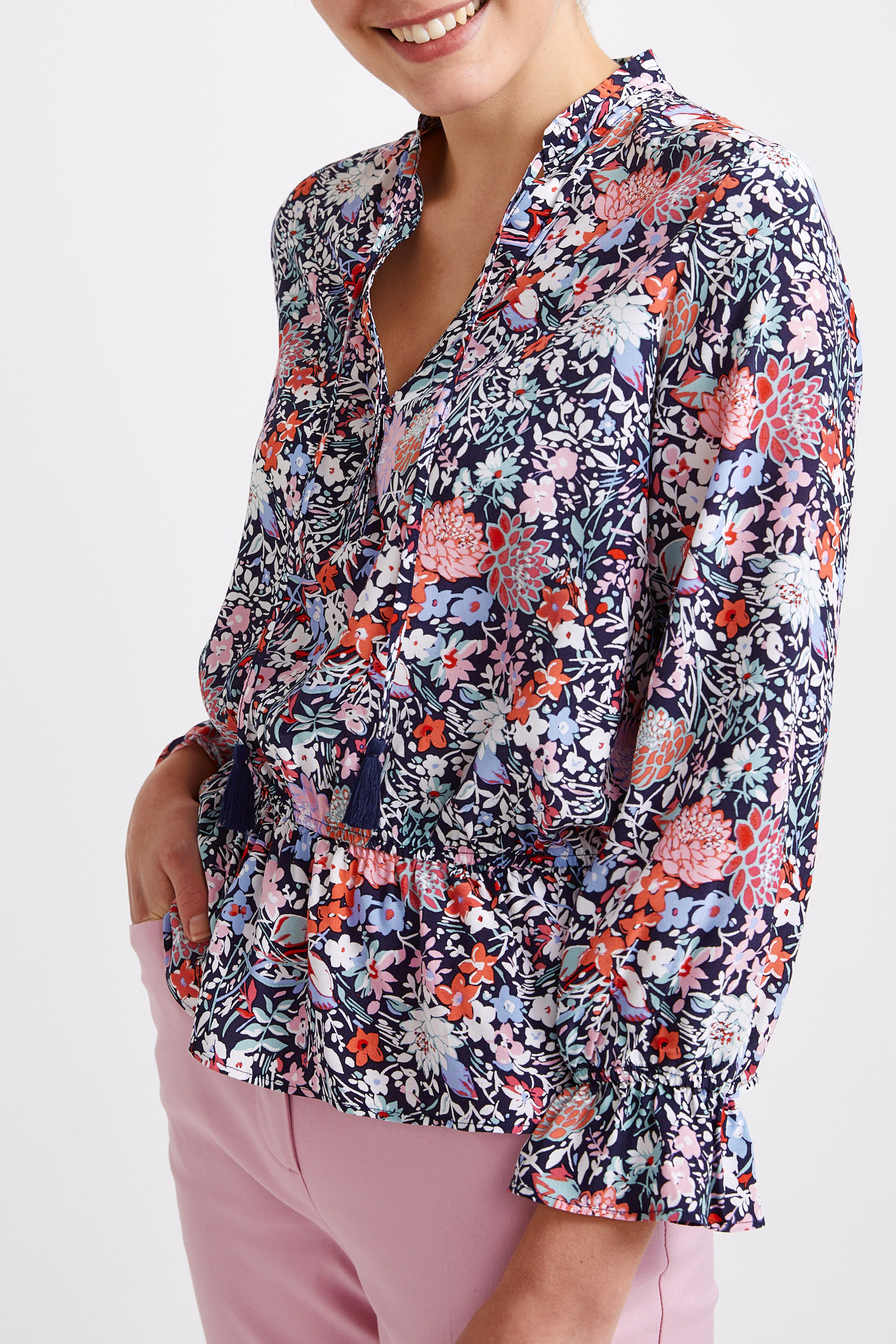 Sportscraft Carmen Floral Blouse