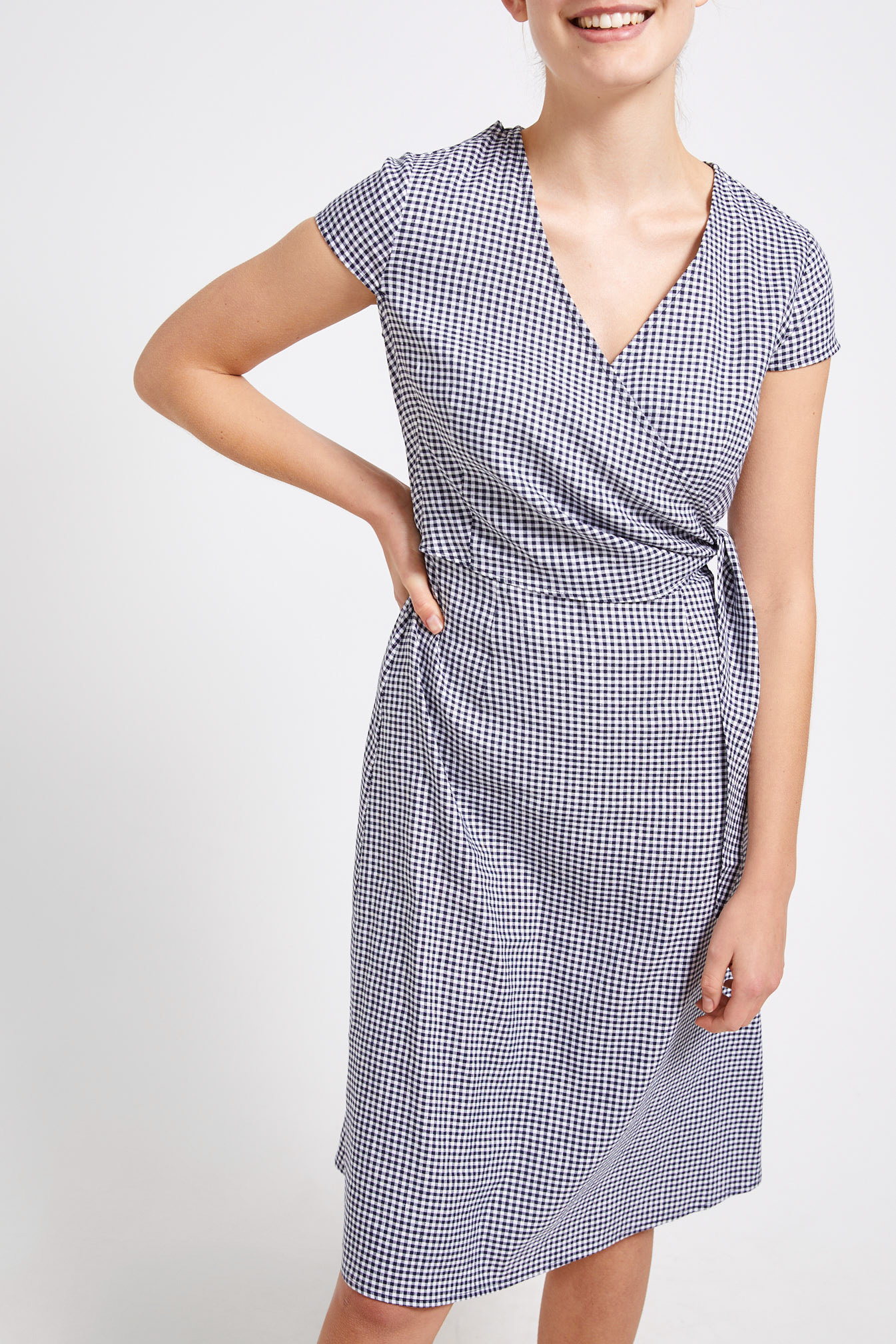 Sportscraft Anna Linen Blend Wrap Dress - Australian Women Online