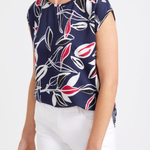 Sportscraft Valetta Navy Floral Top