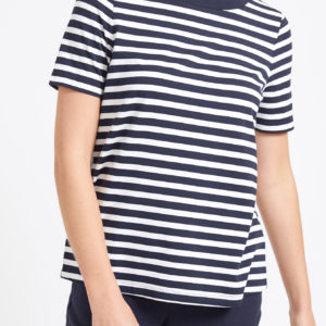 Sportscraft Oraz Navy Stripe Tee