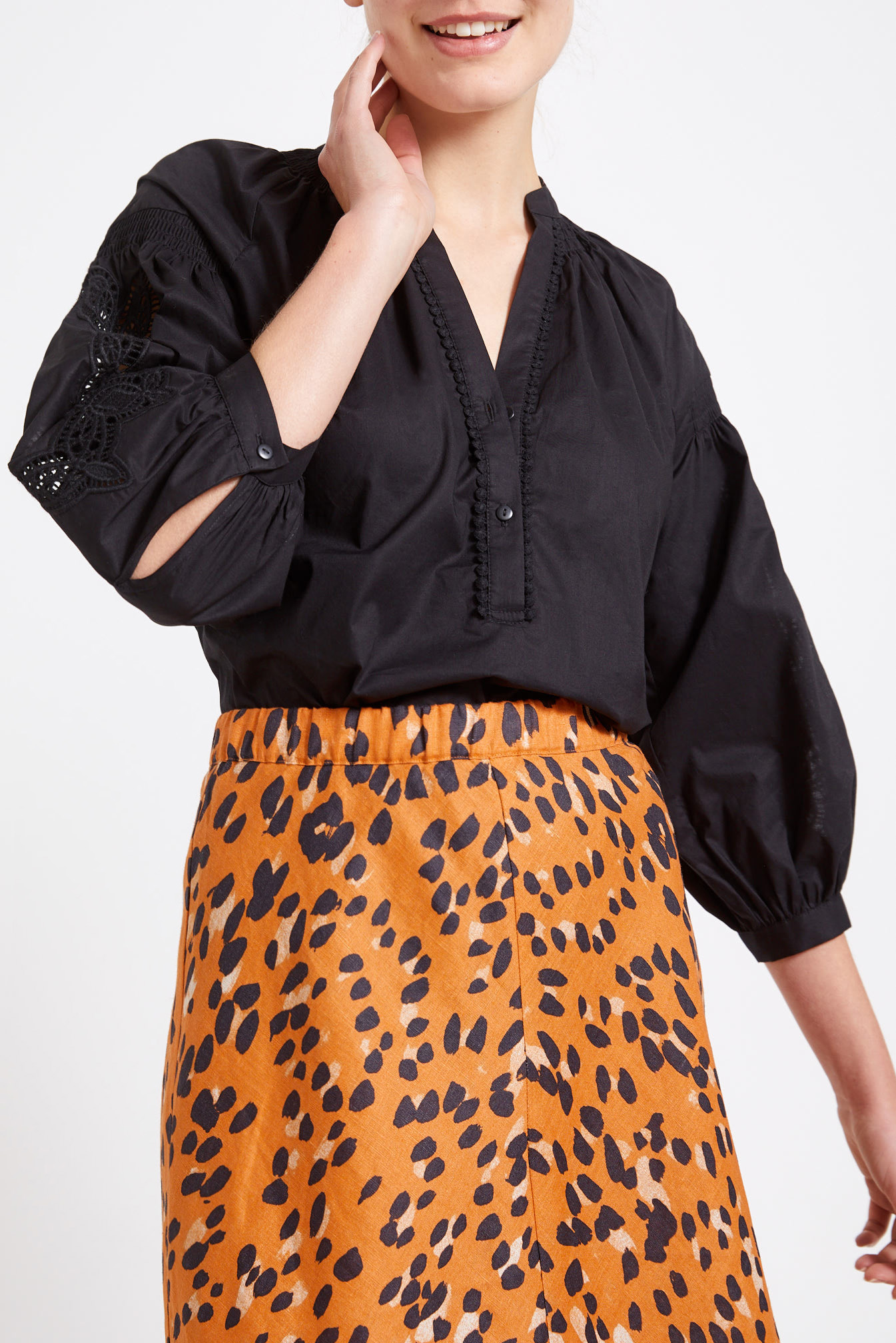 Sportscraft Anja Embroidered Blouse