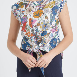 Sportscraft Fantasy Liberty Linen Tie Top