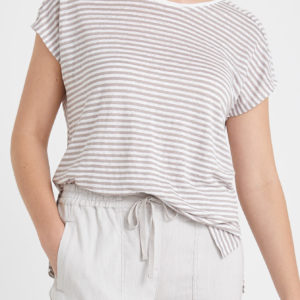 Sportscraft Lea Linen Stripe Tee
