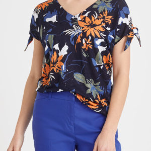 Sportscraft Skye Floral Linen Tee