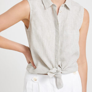 Sportscraft Daisy Sleeveless Linen Shirt