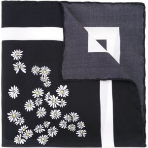 MacGraw Daisy-Print Neck Tie