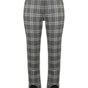 Ellery Checked High Waist Trousers