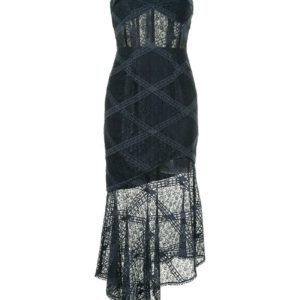 Manning Cartell Embroidered Asymmetric Bustier Dress