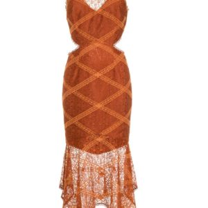 Manning Cartell Embroidered Asymmetric Dress