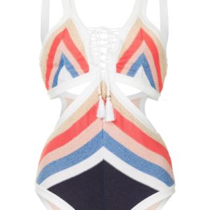 Suboo Panama Knitted Lace Front Swimsuit