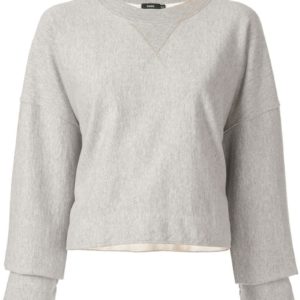 Bassike Raw Cut Off Sweatshirt