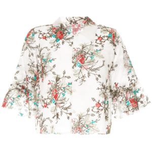 MacGraw Bourgeois Cropped Blouse
