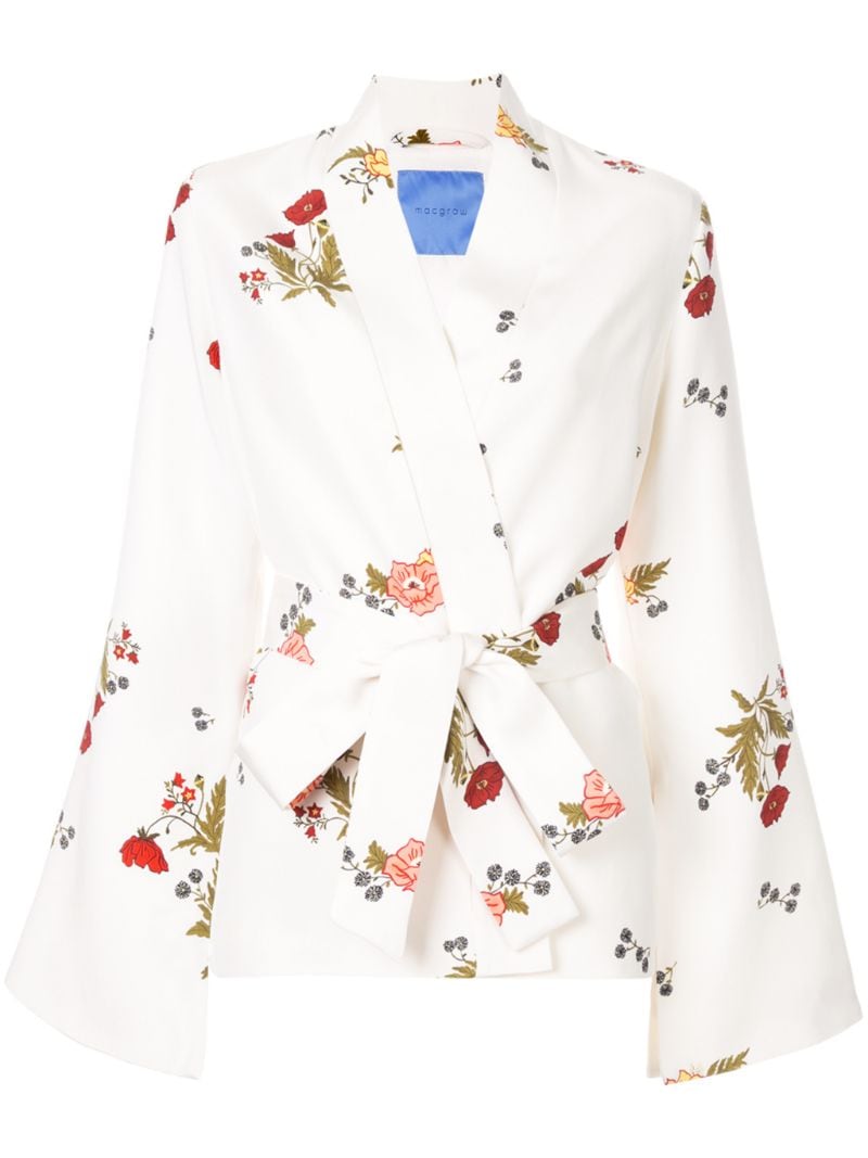 MacGraw Cognac Robe Coat