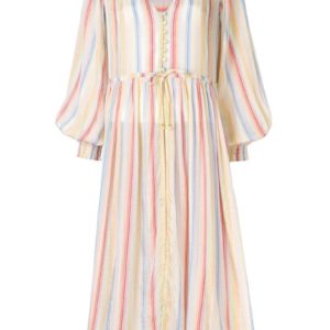 Suboo Playhouse Balloon Sleeve Midi Dress
