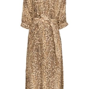 Zimmermann Leopard-Print Midi Dress