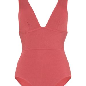 Zimmermann Sculpt V-Neck Swimsuit
