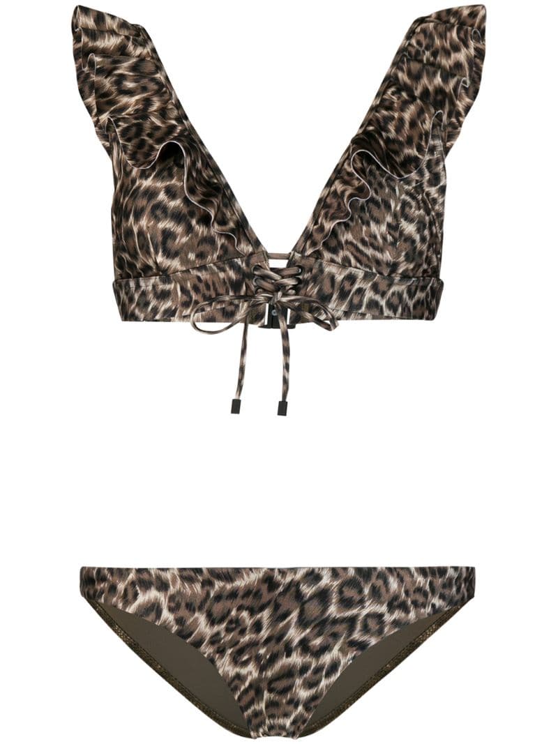 Zimmermann Leopard Print Swimsuit