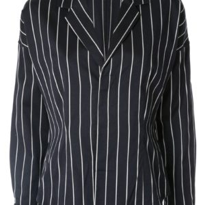 Bassike Pinstripe Jacket-Style Shirt