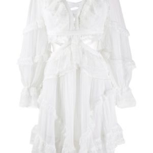 Zimmermann Cut-Out Ruffled Dress