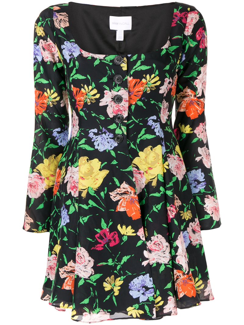 Alice McCall Floral Picasso Mini Dress