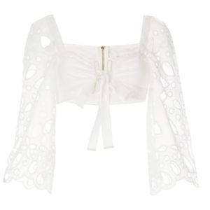 Alice McCall Baudelaire Cut-Out Crop-Top
