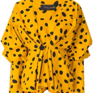 Romance Was Born Cheetah Minx Blouse