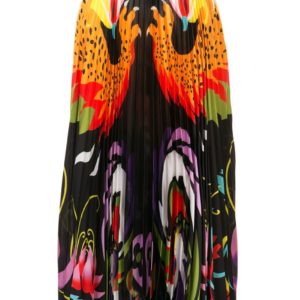 Romance Was Born Chimera Pleated Midi Skirt