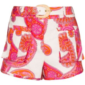 Zimmermann Paisley-Print Cotton Shorts