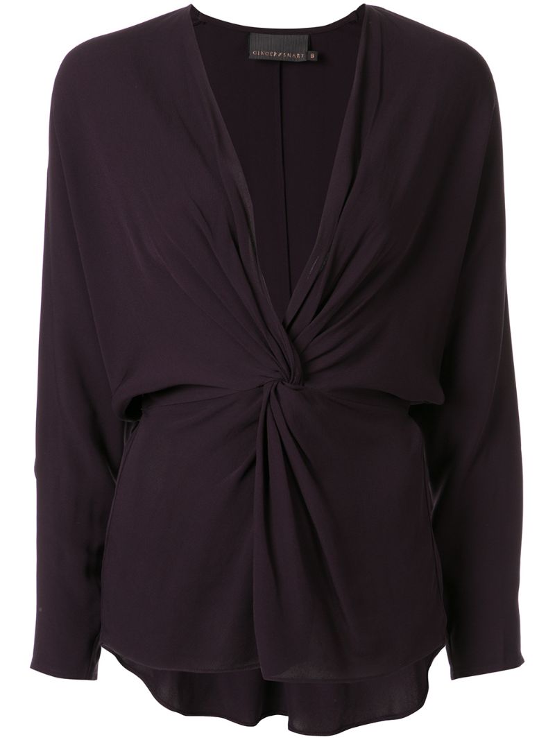 Ginger & Smart Orphic Twisted-Front Top